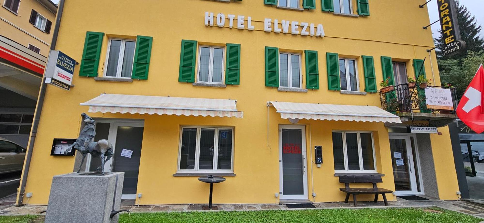 Hotel Elvezia - Self Check-In Lavorgo ภายนอก รูปภาพ